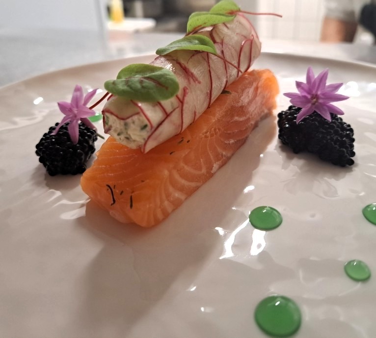 Plat signature du restaurant Le Grain de Folie